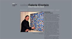 Desktop Screenshot of galerie-einstein.com